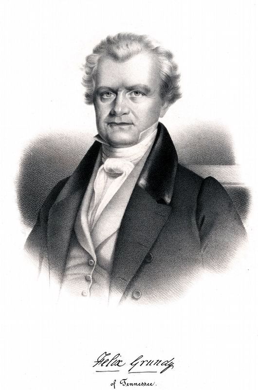 Felix Grundy of Tennessee image. Click for full size.
