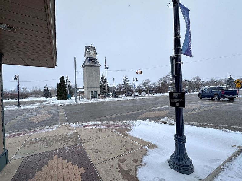 Southeast 100 Block Saginaw Street Marker image. Click for full size.