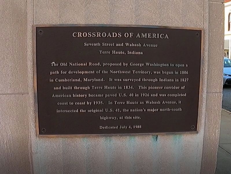 Crossroads of America Marker image. Click for full size.