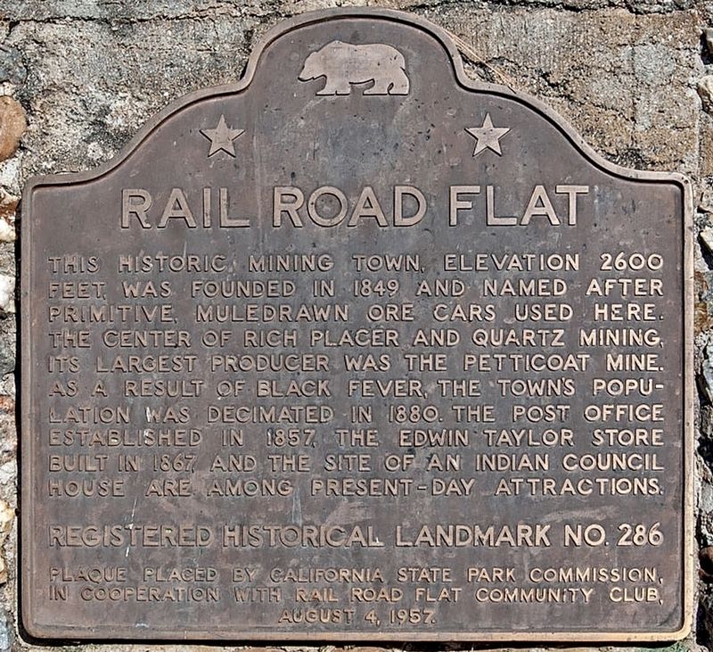 Rail Road Flat Marker image. Click for full size.