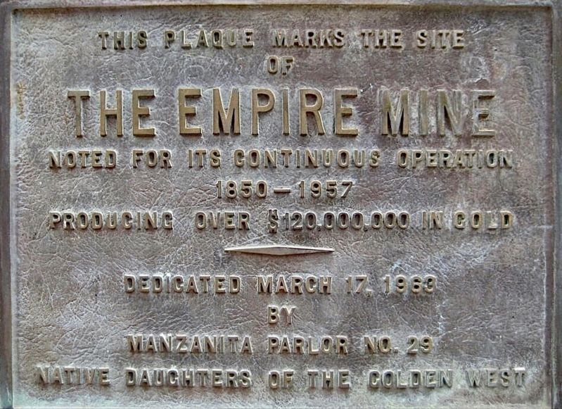 Empire Mine Marker image. Click for full size.