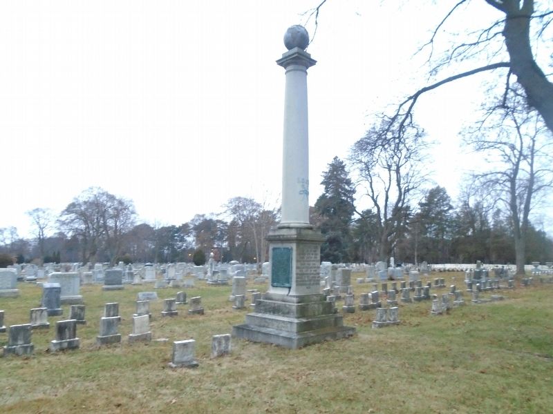 John W. Stebbins Monument and Odd Fellows Plot image. Click for full size.