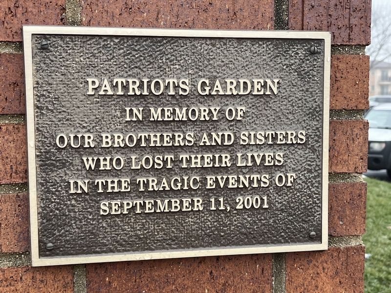 Patriots Garden Marker image. Click for full size.