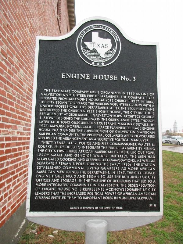 Engine House No. 3 Marker image. Click for full size.