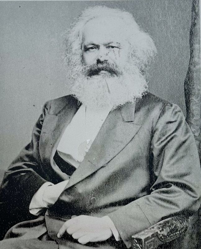 Marker photo: Portrait of Karl Marx image. Click for full size.