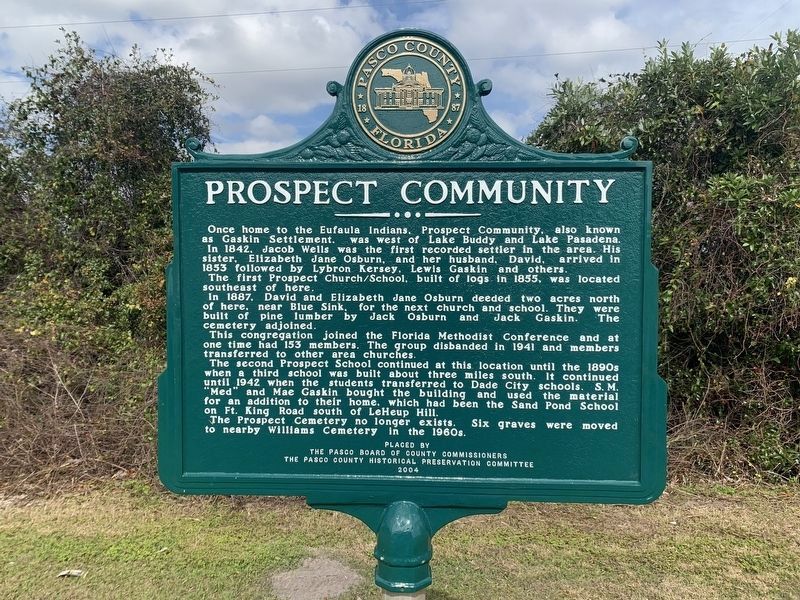 Prospect Community Marker image. Click for full size.