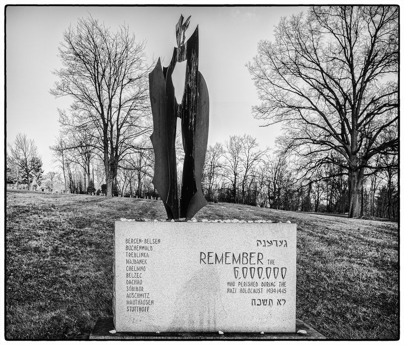 Hunterdon County Holocaust Memorial. Click for full size. Hunterdon County Holocaust Memorial image. Click for full size.