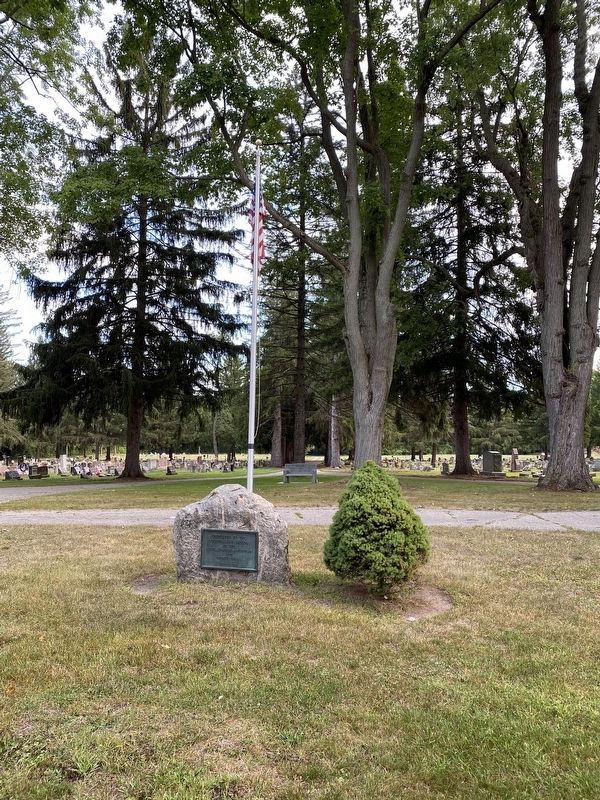 Elmwood Cemetery Veterans Memorial. Click for full size. Elmwood Cemetery Veterans Memorial image. Click for full size.