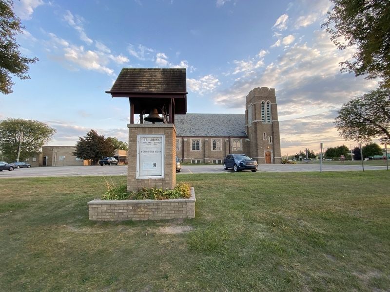 St. John's Lutheran Church Bell Marker. Click for full size. St. John's Lutheran Church Bell Marker image. Click for full size.