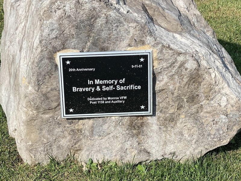 LaSalle Township FD 9/11 Memorial Marker. Click for full size. LaSalle Township FD 9/11 Memorial Marker image. Click for full size.