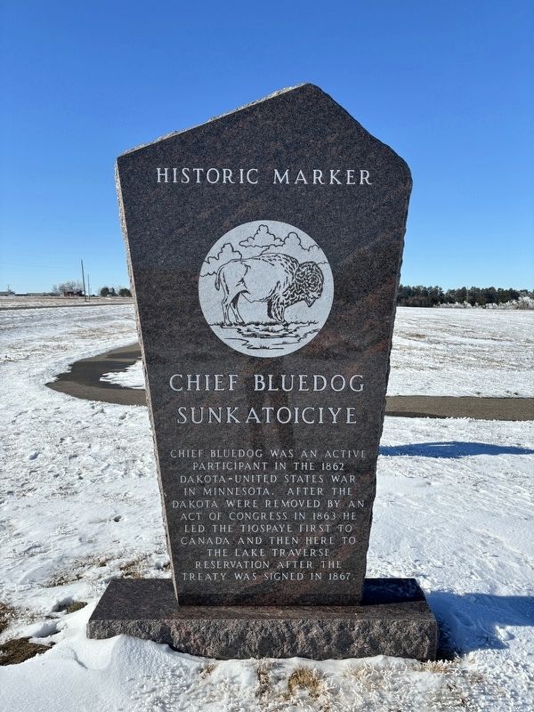 Chief Bluedog Marker image. Click for full size.