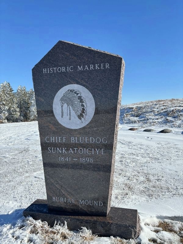 Chief Bluedog Marker Reverse image. Click for full size.