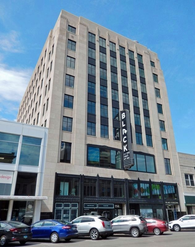 The Black Building (<i>southeast elevation</i>). Click for full size. The Black Building (<i>southeast elevation</i>) image. Click for full size.