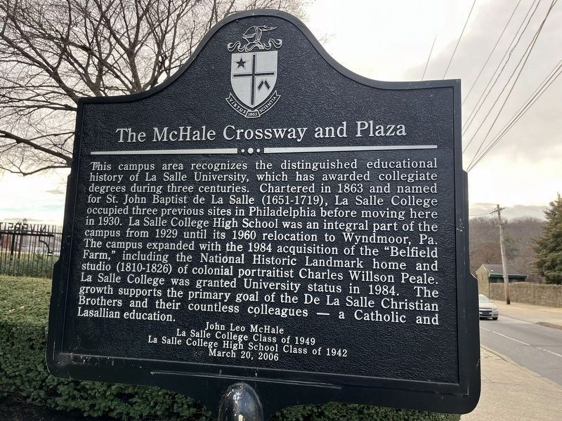 The McHale Crossway and Plaza Marker. Click for full size. The McHale Crossway and Plaza Marker image. Click for full size.