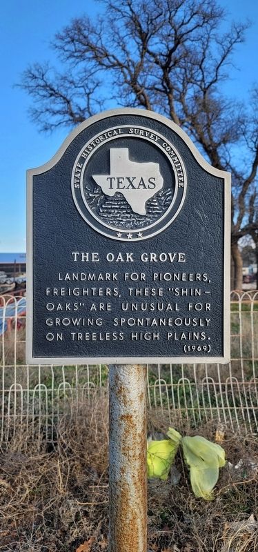 The Oak Grove Marker. Click for full size. The Oak Grove Marker image. Click for full size.