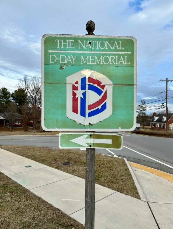 National D-Day Memorial Sign image. Click for full size.
