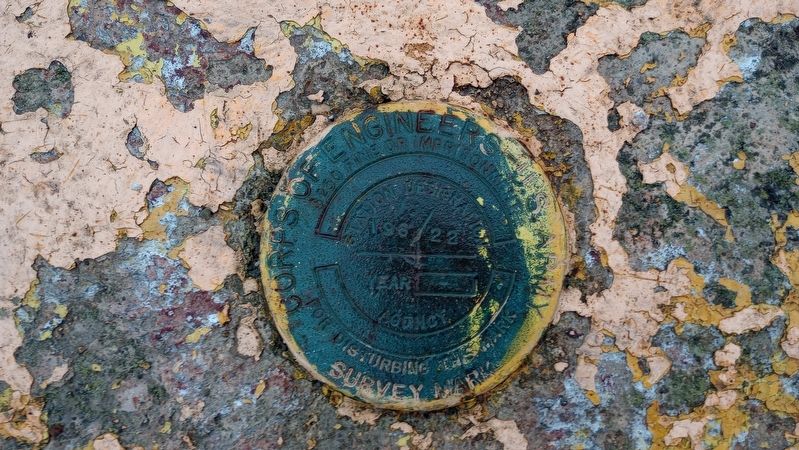Benchmark near the marker. image. Click for full size.