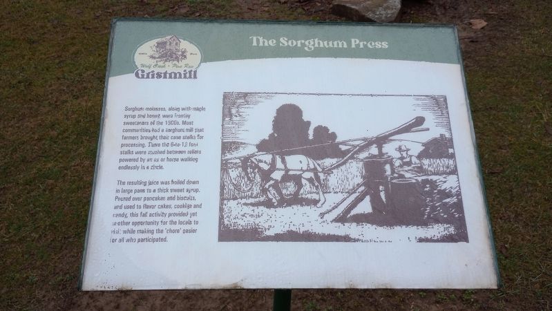 The Sorghum Press Marker image. Click for full size.