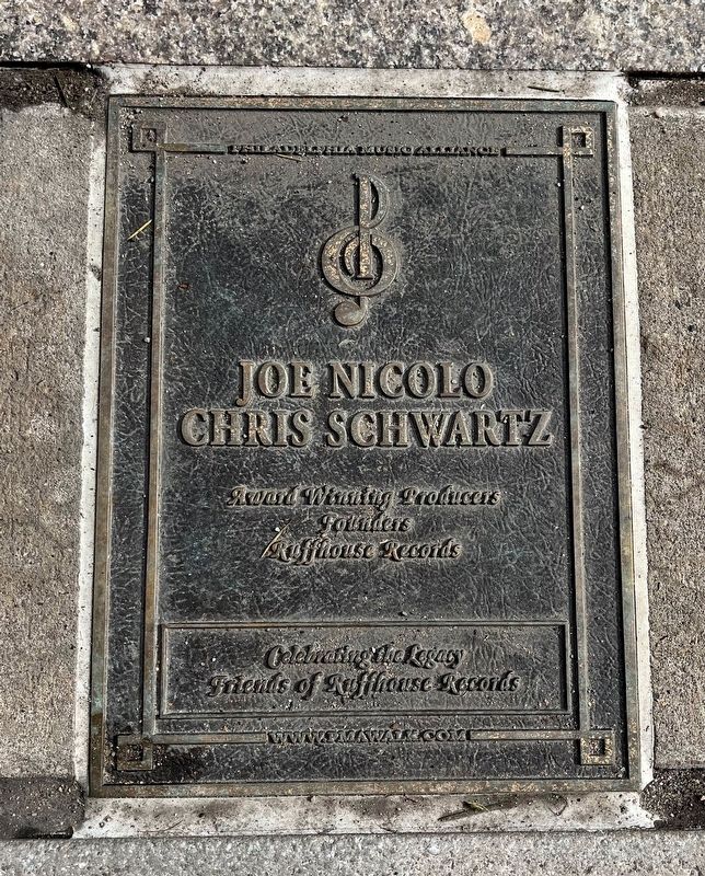 Joe Nicolo / Chris Schwartz Marker. Click for full size. Joe Nicolo / Chris Schwartz Marker image. Click for full size.