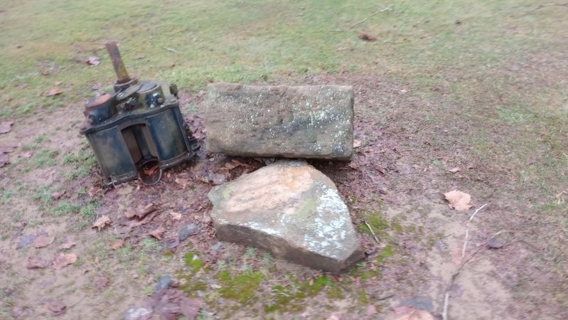 Sorghum Press remnants. Click for full size. Sorghum Press remnants image. Click for full size.