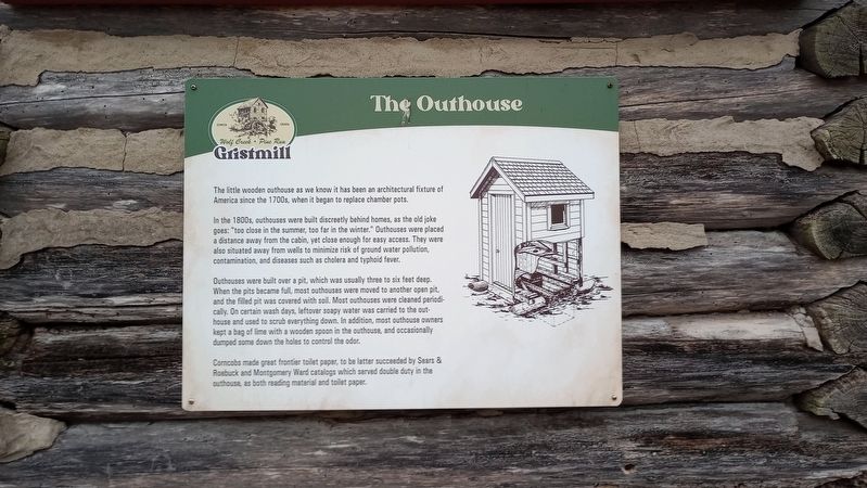 The Outhouse Marker. Click for full size. The Outhouse Marker image. Click for full size.