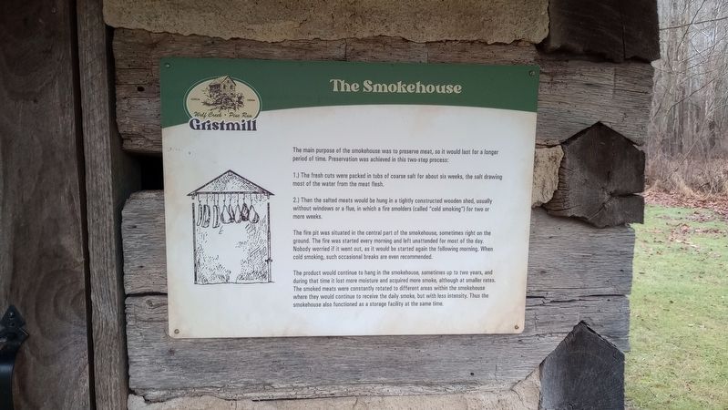 The Smokehouse Marker. Click for full size. The Smokehouse Marker image. Click for full size.