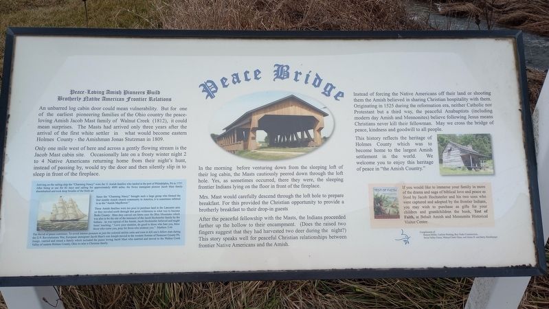 Peace Bridge Marker image. Click for full size.