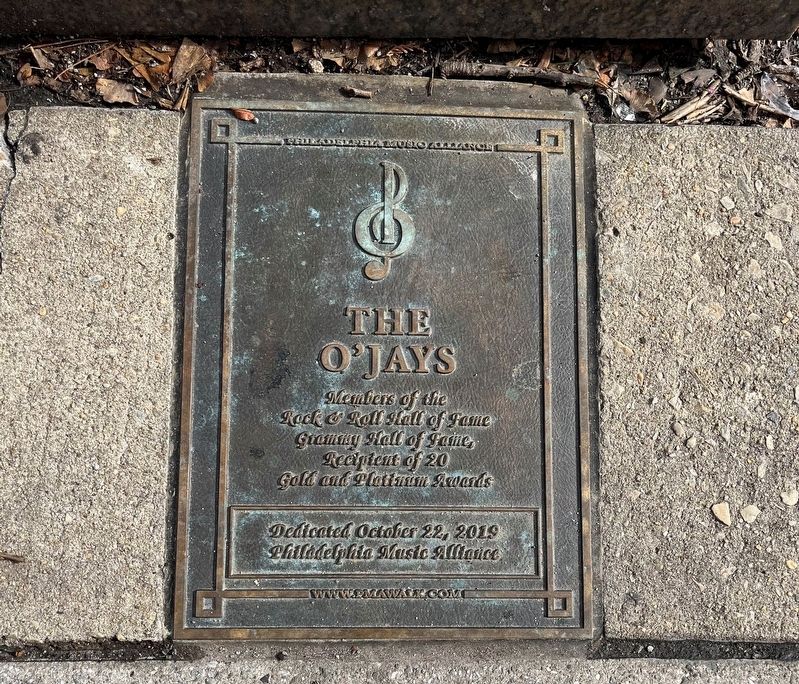The O'Jays Marker image. Click for full size.