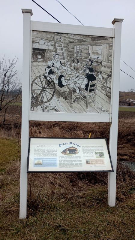 Peace Bridge Marker image. Click for full size.