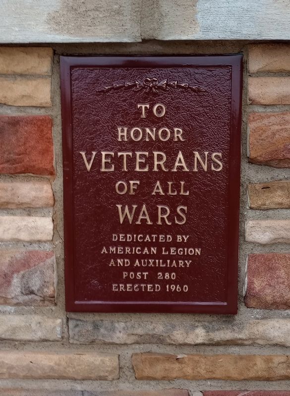 Greenwich Veterans Memorial Marker image. Click for full size.