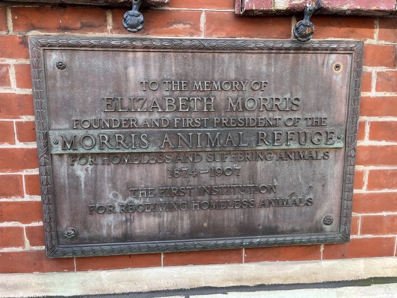 Elizabeth Morris / Morris Animal Refuge Marker image. Click for full size.