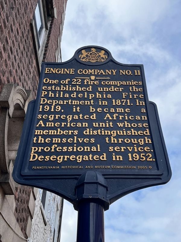 Engine Company No. 11 Marker image. Click for full size.