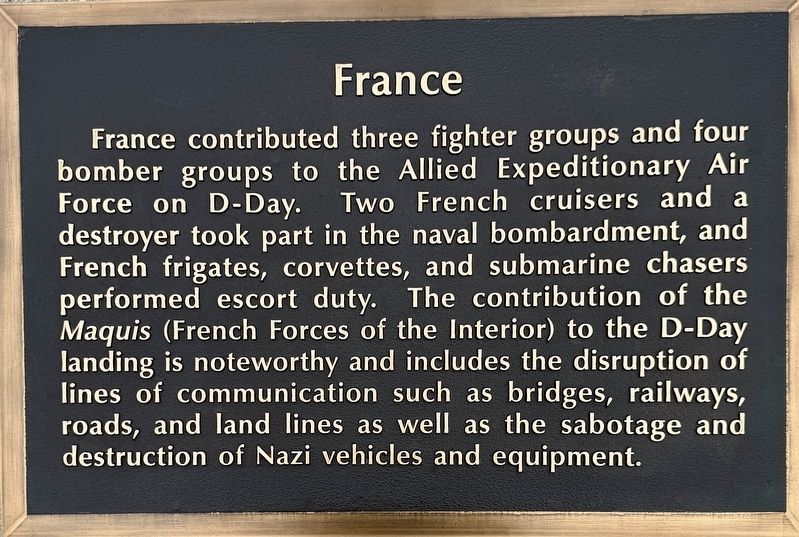 France Marker. Click for full size. France Marker image. Click for full size.