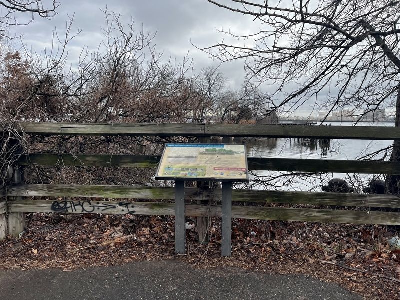 Legacy of an Urban Waterfront: a Changing River Shoreline Marker. Click for full size. Legacy of an Urban Waterfront: a Changing River Shoreline Marker image. Click for full size.