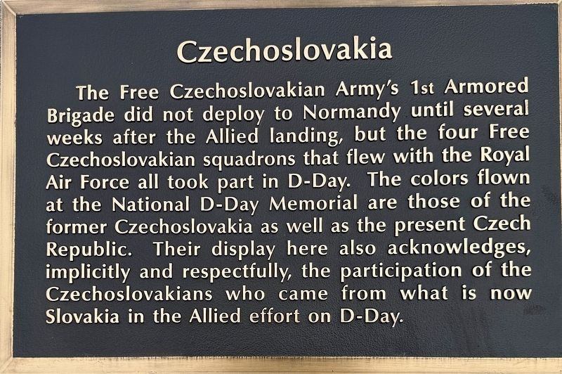 Czechoslovakia Marker. Click for full size. Czechoslovakia Marker image. Click for full size.