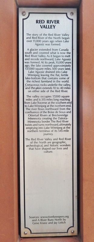Red River Valley Marker image. Click for full size.