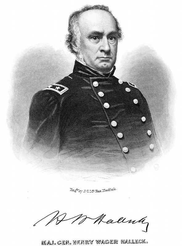 Maj. Gen. Henry Wager Halleck image. Click for full size.