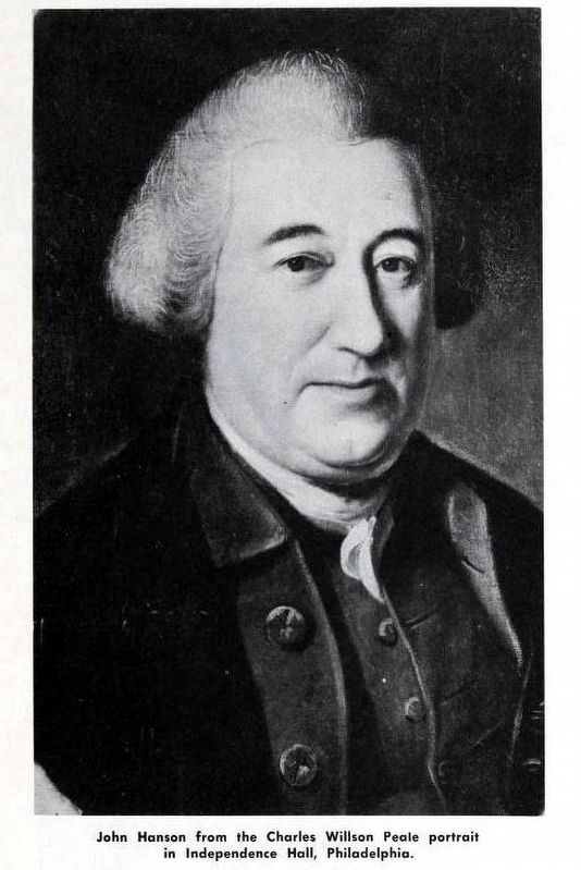 John Hanson. Click for full size. John Hanson image. Click for full size.