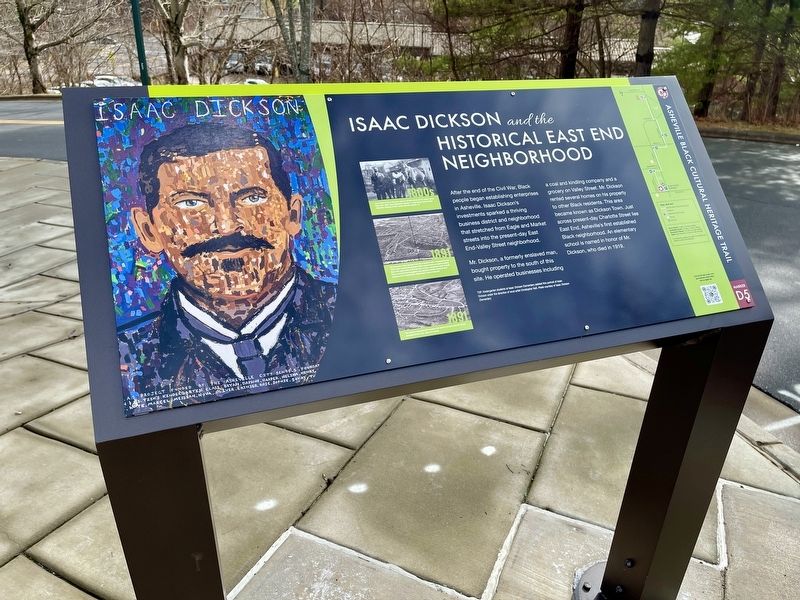 Isaac Dickson and the Historical East End Neighborhood Marker image. Click for full size.