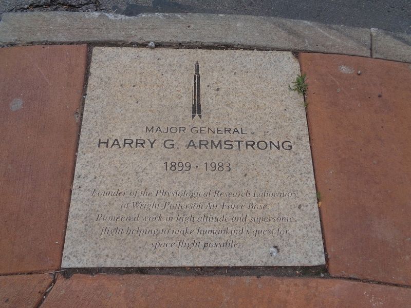 Major General Harry G. Armstrong Marker image. Click for full size.