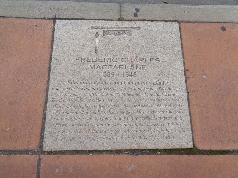Frederic Charles MacFarlane Marker image. Click for full size.