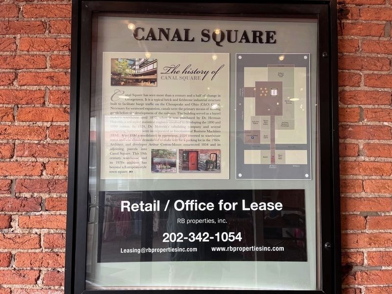 Canal Square Marker image. Click for full size.