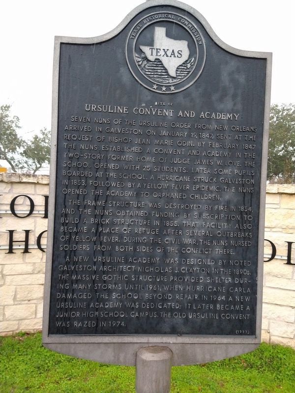 Site of Ursuline Convent and Academy Marker image. Click for full size.