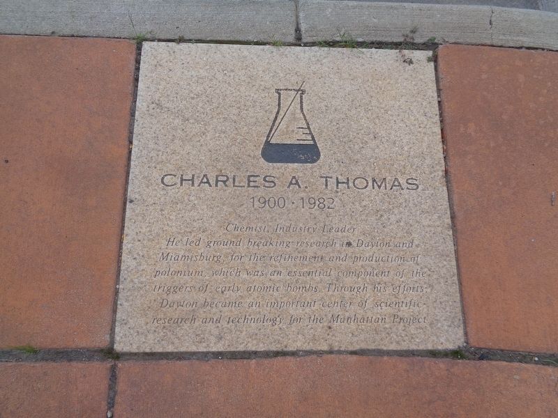 Charles A. Thomas Marker. Click for full size. Charles A. Thomas Marker image. Click for full size.