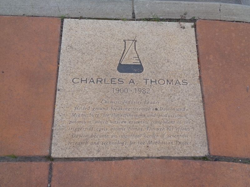 Charles A. Thomas Marker image. Click for full size.