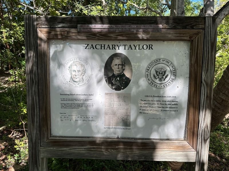 Zachary Taylor Marker image. Click for full size.