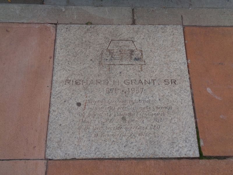 Richard H. Grant, Sr. Marker image. Click for full size.
