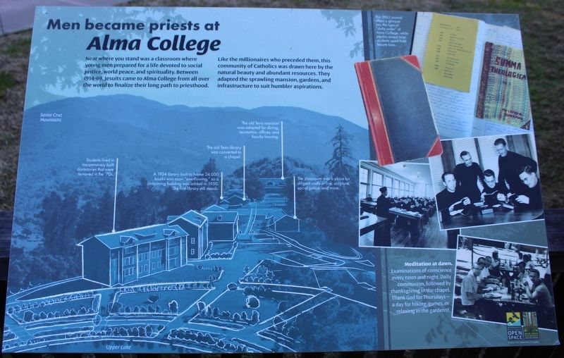 Men Become Priests at Alma College Marker. Click for full size. Men Become Priests at Alma College Marker image. Click for full size.