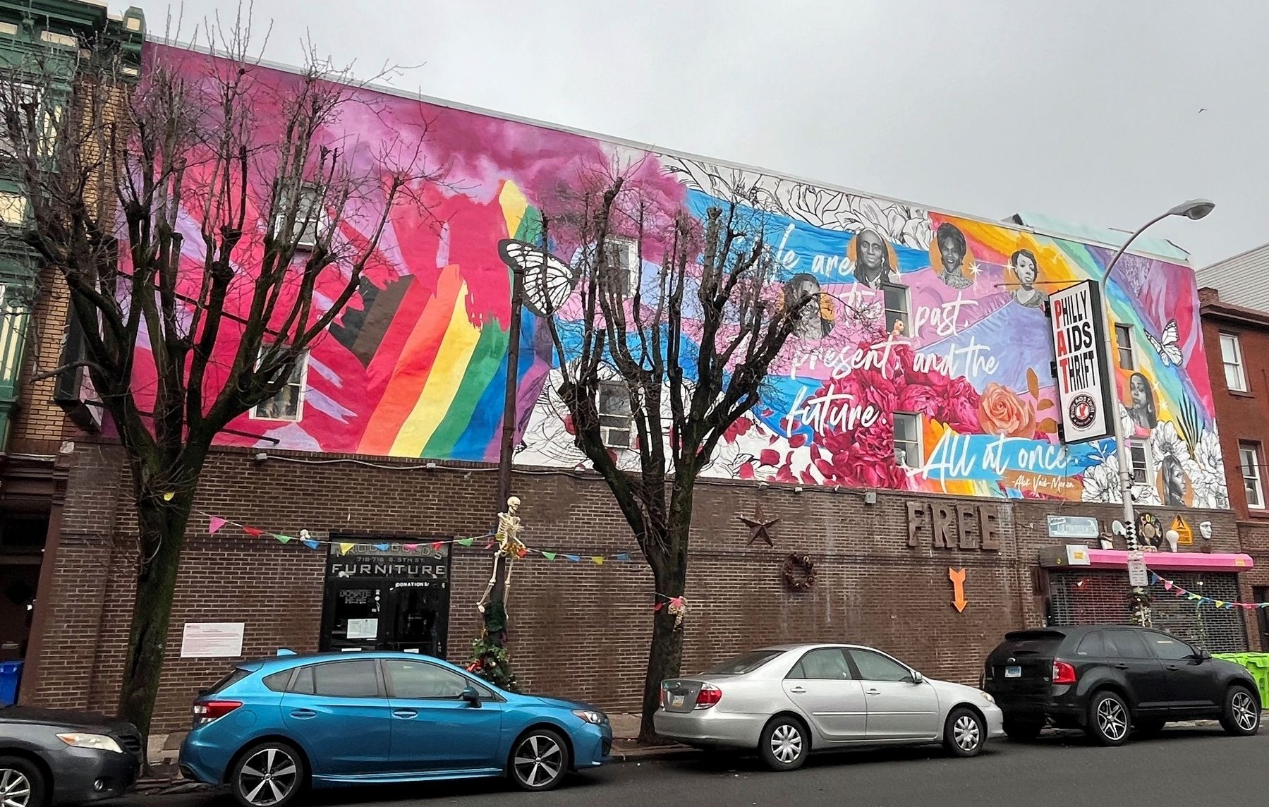 <i>All at Once</i> on the side of Philly AIDS Thrift. Click for full size. <i>All at Once</i> on the side of Philly AIDS Thrift image. Click for full size.