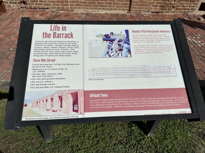 Life in the Barrack Marker. Click for full size. Life in the Barrack Marker image. Click for full size.
